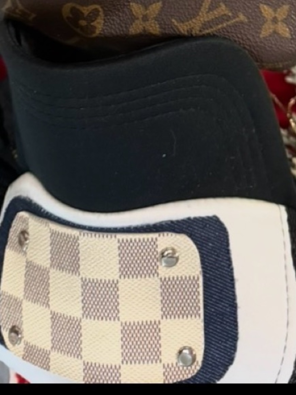 Louis Vuitton Damier Azur Stresa PM Tote in White and Tan Leather - Picture 4 of 4